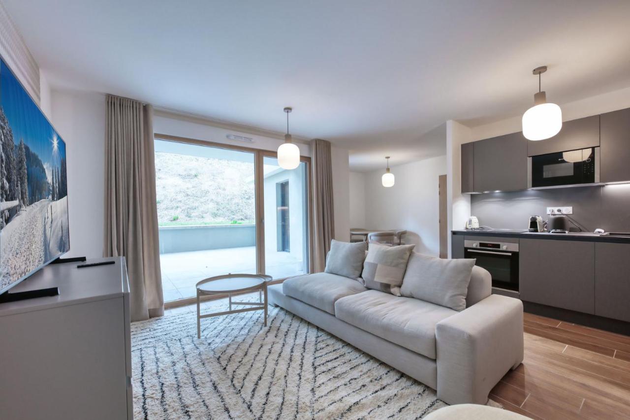 サン・ジェルヴェ・レ・バンImmobilier De Montagne - La Collection - La Telecabineアパートメント エクステリア 写真